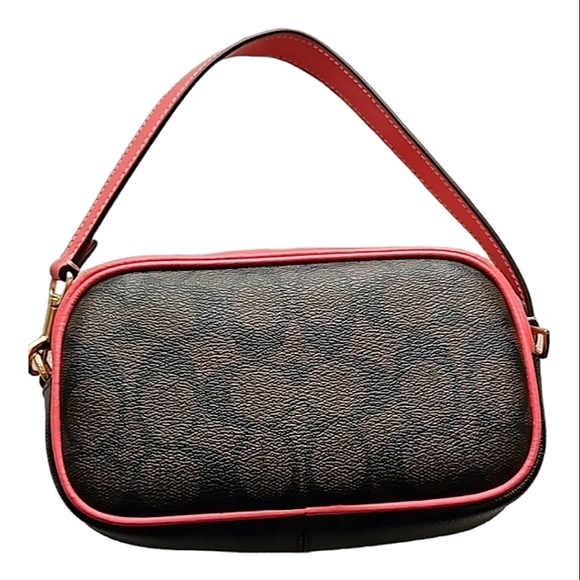 COACH VARSITY JAIME MOTIF MONOGRAM CANVAS WRISTLET NWT RARE NO LONGER MADE - Picture 4 of 13